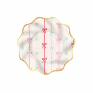 Platos Polipapel Ondulado MOÑOS COQUETE x 10 Unidades