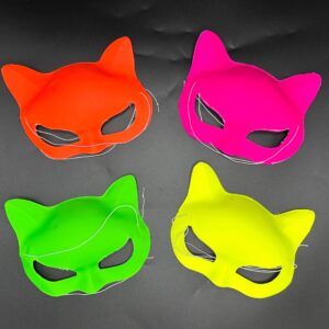 Antifaz gato fluo x12u