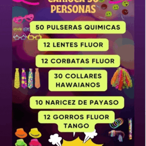 COMBO CARIOCA PARA 50 PERSONAS ECONOMICO