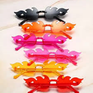 Lentes de acrilico flama