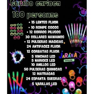 COMBO CARIOCA PARA 100 PERSONAS