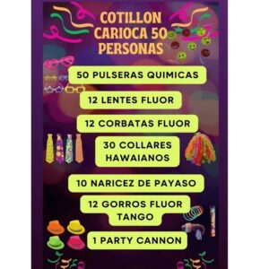 COMBO CARIOCA PARA 50 PERSONAS ECONOMICO