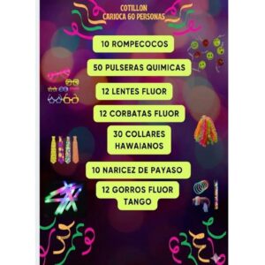 COMBO CARIOCA PARA 60 PERSONAS ECONOMICO