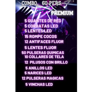 COMBO CARIOCAPARA 60 PERSONAS PREMIUM