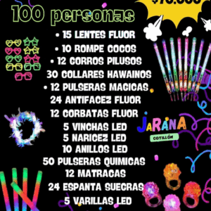COMBO CARIOCA PARA 100 PERSONAS