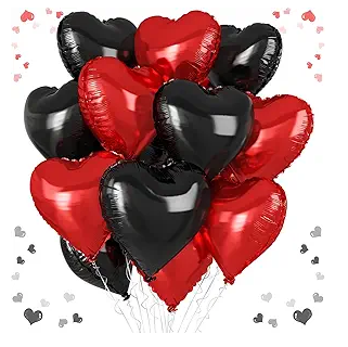 GLOBO METALIZADO CORAZON LISO 18"