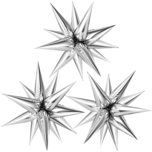 GLOBO METALIZADO ESTRELLA 22" 4D