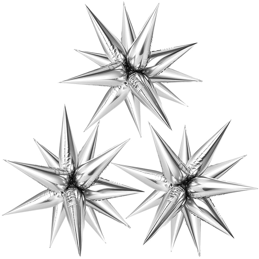 GLOBO METALIZADO ESTRELLA 22" 4D