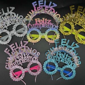 Kit vincha y lentes feliz cumpleaños