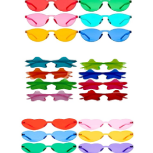 Lentes de acrilico pack 12u