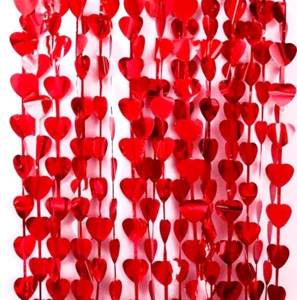 Cortina Metálica Corazones