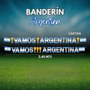 Banderin vamos argentina