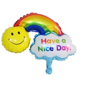 Globo arcoiris have a nice day