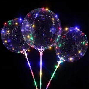 Globo burbuja 18¨ kit LED