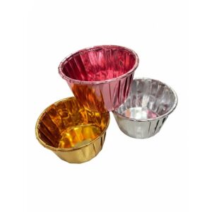 Cupcake metalizado pack 12u
