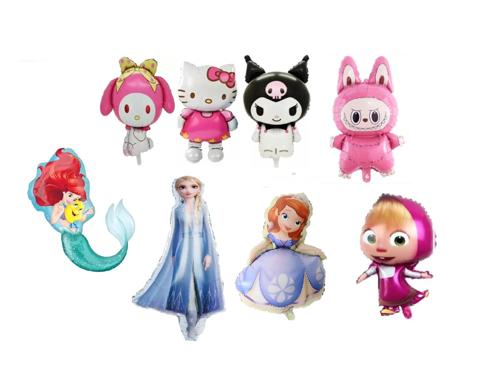 Globo personajes nena 12¨