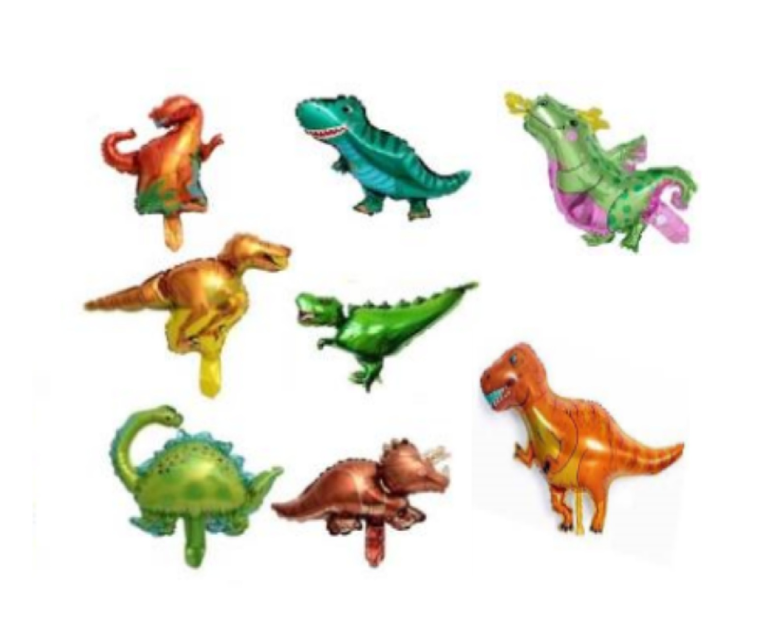 Globo metalizado dinosaurio 12¨