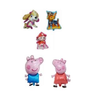Globo 12¨ pow patrol, peppa pig