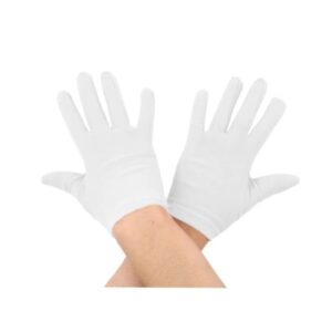 Guantes blancos corto
