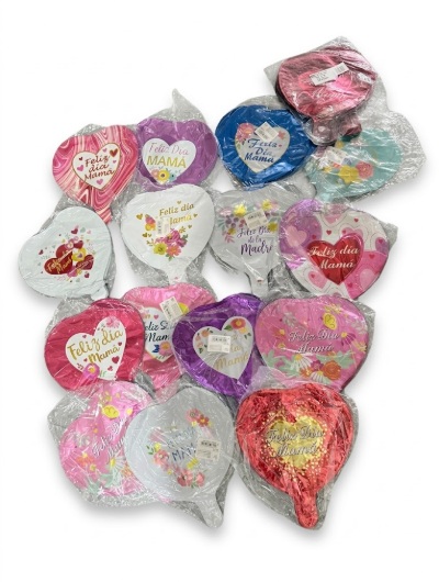 Globo corazon 10¨ te amo mama