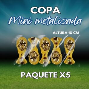 Mini copa metalizada