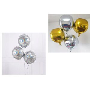 Globo metalizado Orbz 4D chico