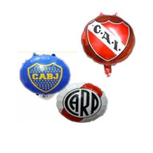 Globo metalizado redondo 18¨ futbol