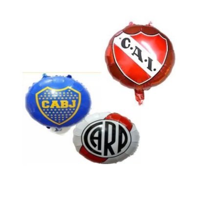 Globo metalizado redondo 18¨ futbol