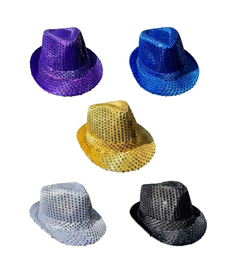 Sombrero tanguero lentejuela bordado