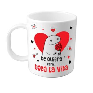 Taza de polimero san valentin