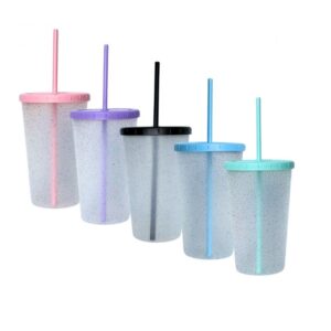 Vaso glitter milkshake