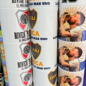 Taza de polimero futbol