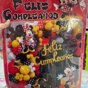Set decoración kit cumpleaños Infantil Mickey Bella