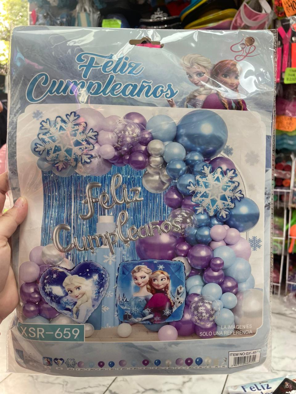 Set decoración kit cumpleaños Infantil Melody Frozen Barbie - Imagen 3