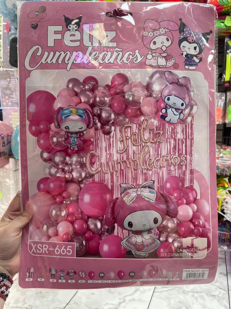 Set decoración kit cumpleaños Infantil Melody Frozen Barbie