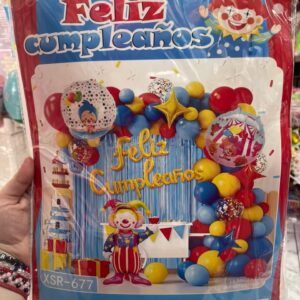 Set decoración kit cumpleaños Plimplim Hombre Araña