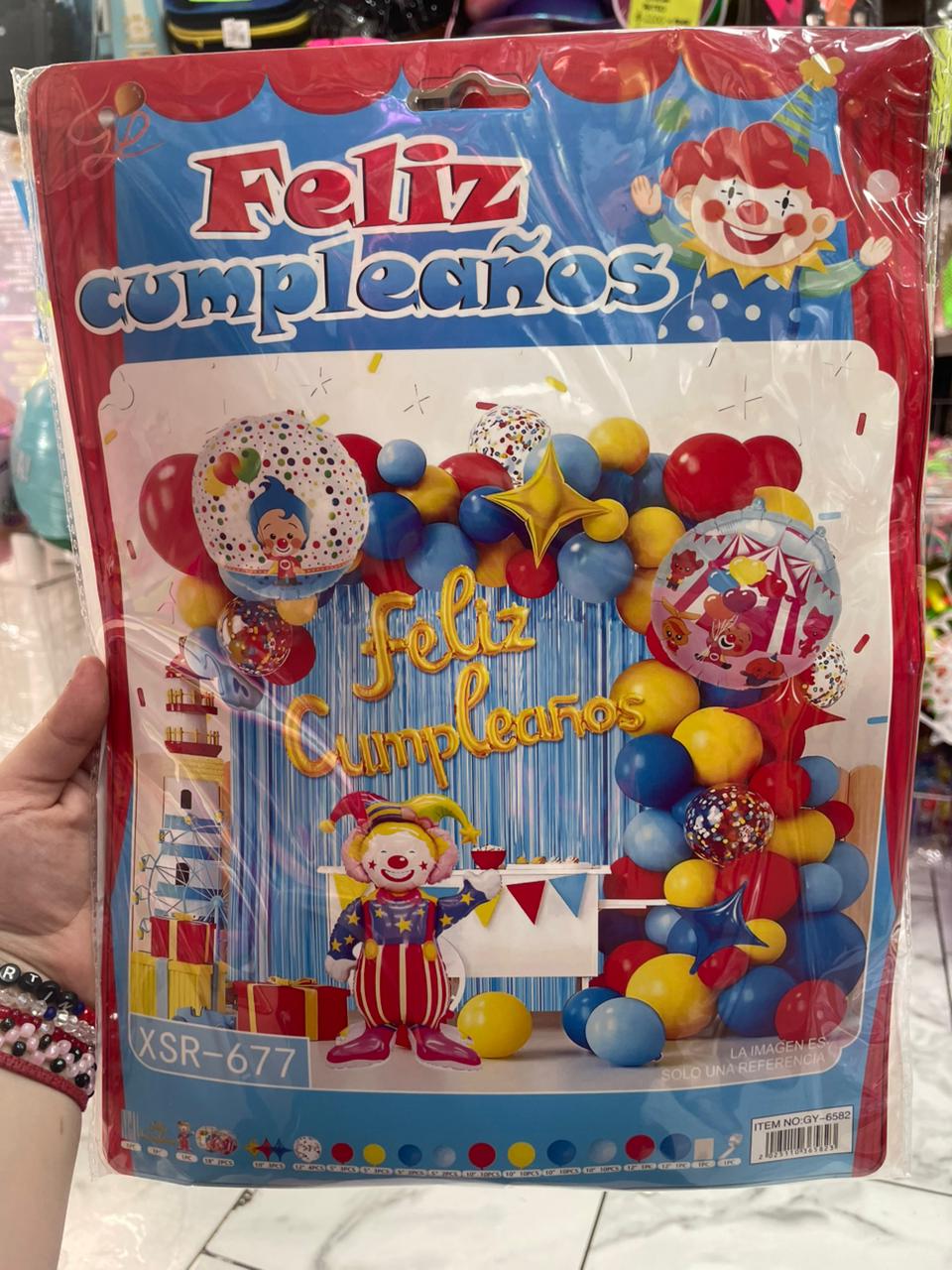 Set decoración kit cumpleaños Plimplim Hombre Araña