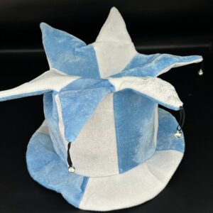 Sombrero Arlequin Celeste y Blanco