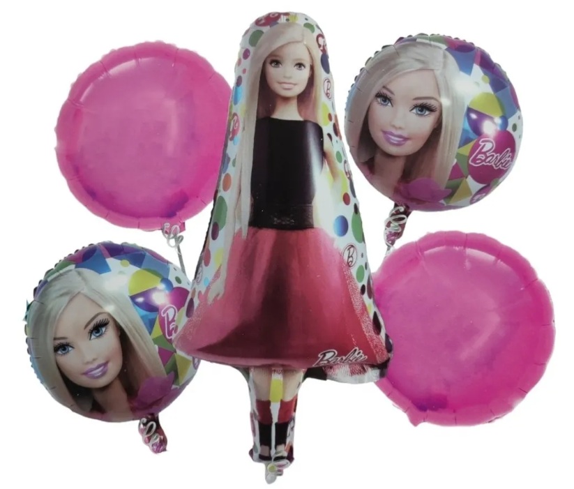 Set globo infantil Princesas Disney, Barbie y Frozen - Imagen 2