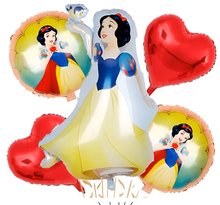 Set globo infantil Princesas Disney, Barbie y Frozen - Imagen 6