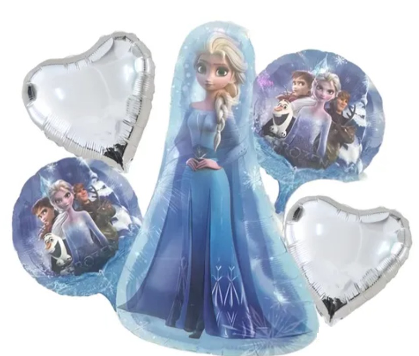 Set globo infantil Princesas Disney, Barbie y Frozen - Imagen 7