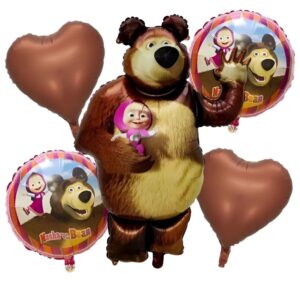 Set globo infantil Masha y el Oso