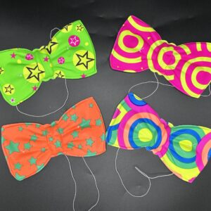 Moño fluor de cotillon