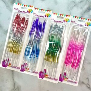 Velas torneadas x 6 u