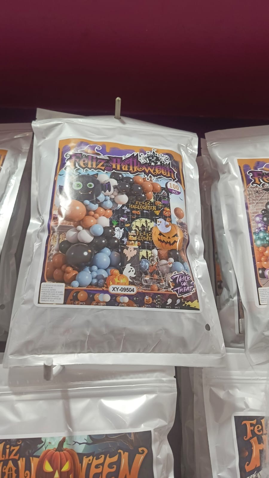 Set de arco de globos Halloween - Imagen 3