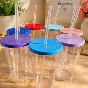 Vaso Plastico Transparente Para Souvenir