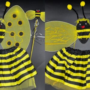 Set 4pcs Disfraz De Abeja Niñas